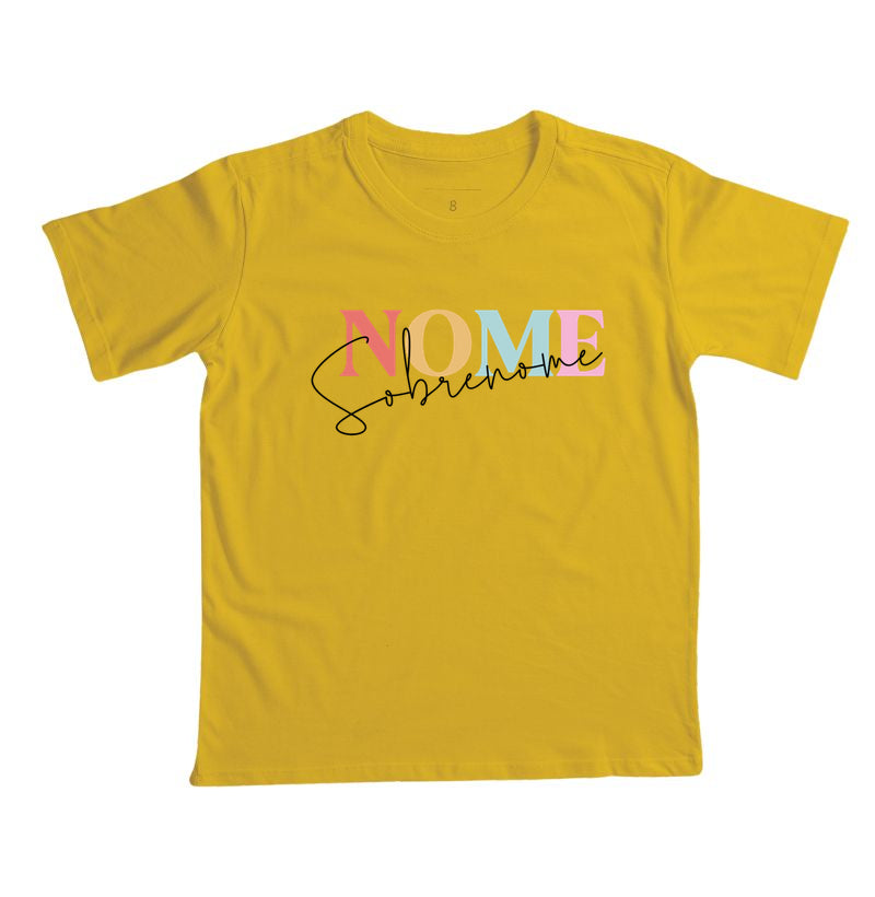 Infantil com nome e sobrenome personalizado