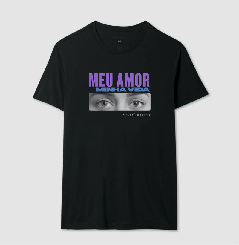 Camisa personalizada com olhar de quem você ama