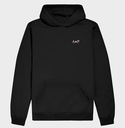 Moletom capuz Iniciais Personalizável minimalista