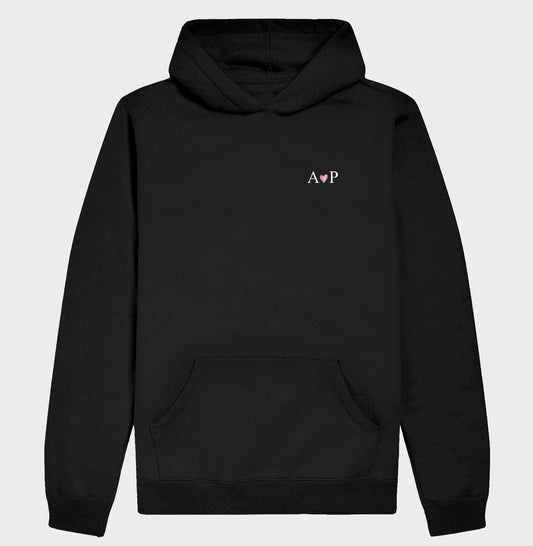 Moletom capuz Iniciais Personalizável minimalista