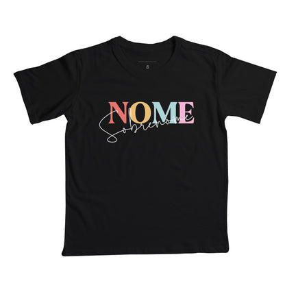 Infantil com nome e sobrenome personalizado