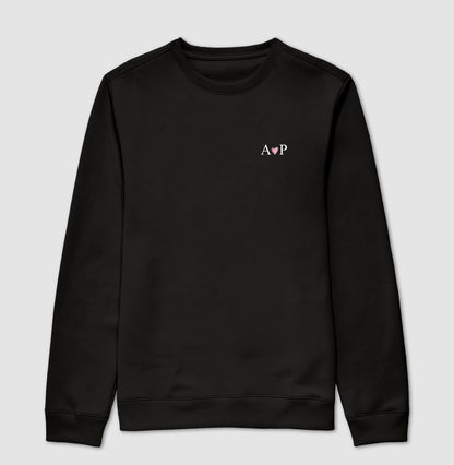 Suéter Iniciais Personalizável minimalista