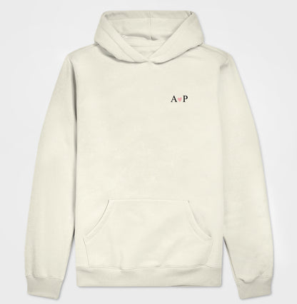 Moletom capuz Iniciais Personalizável minimalista