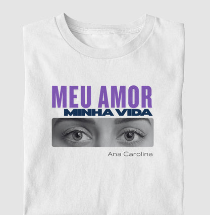 Camisa personalizada com olhar de quem você ama