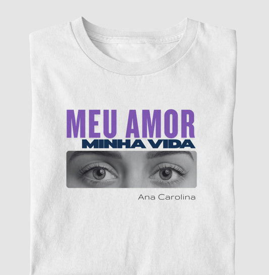 Camisa personalizada com olhar de quem você ama