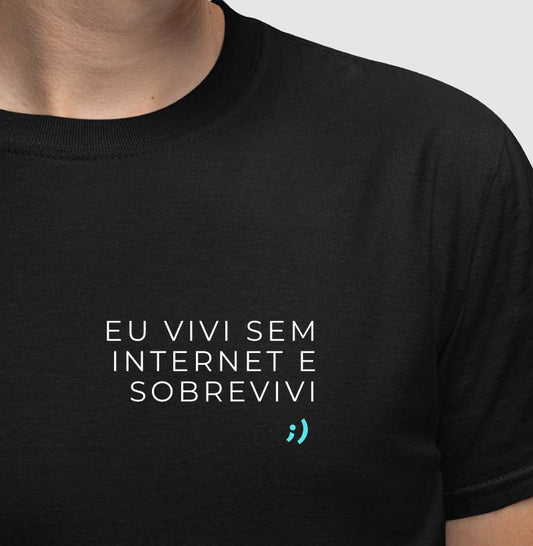 eu vivi sem internet e sobrevivi bolso