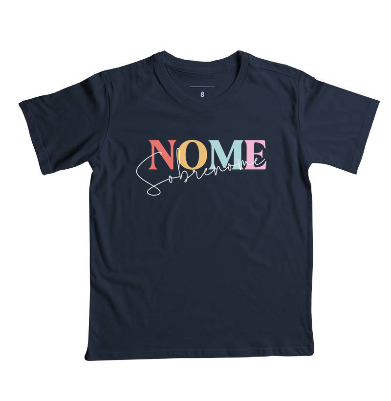 Infantil com nome e sobrenome personalizado