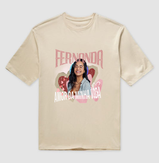 Bootleg Oversize Amor da vida (personalizável)