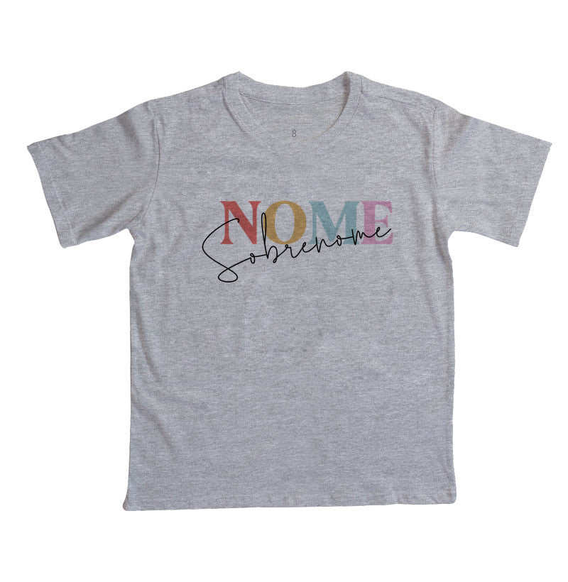 Infantil com nome e sobrenome personalizado