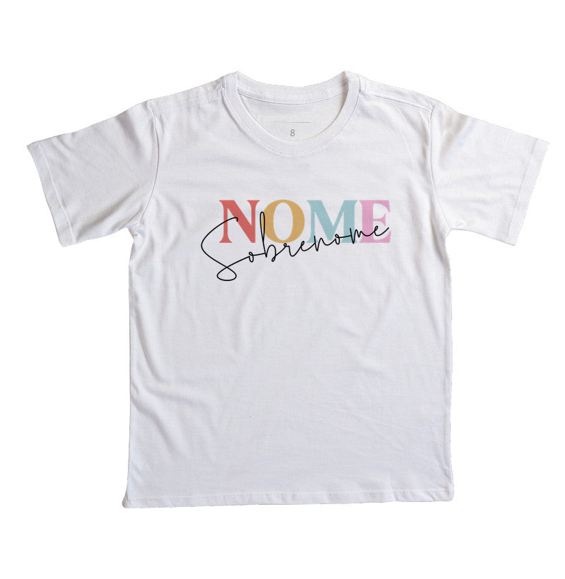 Infantil com nome e sobrenome personalizado