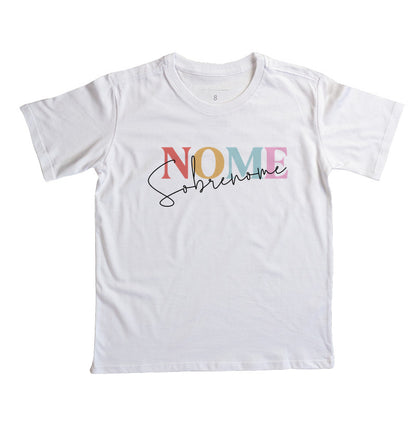 Infantil com nome e sobrenome personalizado