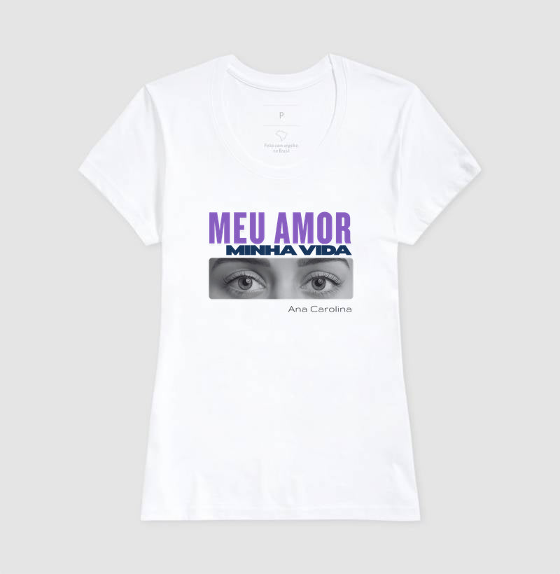 Camisa personalizada com olhar de quem você ama