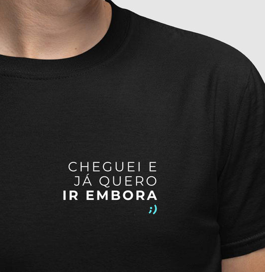 cheguei e já quero ir embora bolso