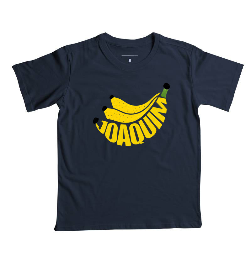 Banana e morango personalizada com nome da criança